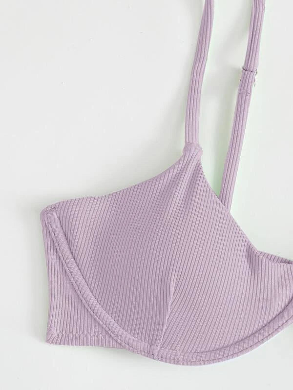 Lilac bikini top