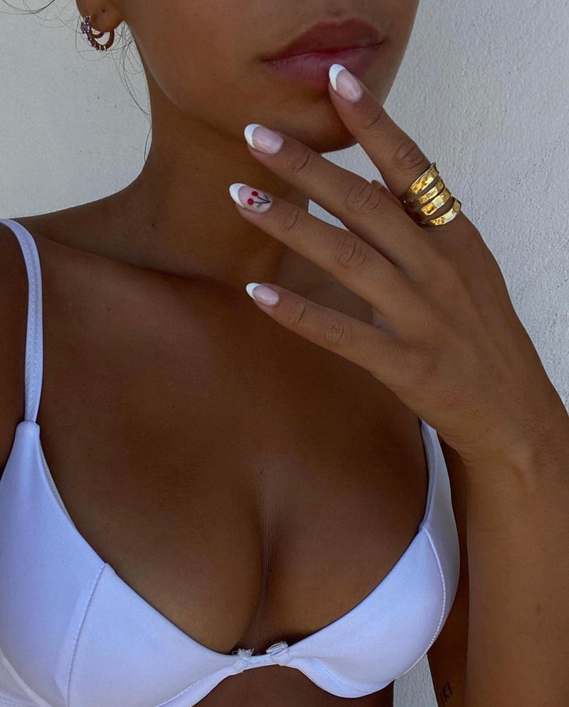 Classic white Bikini Bottom